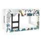 Safari 90cm Single Animal Print Bunk Bed