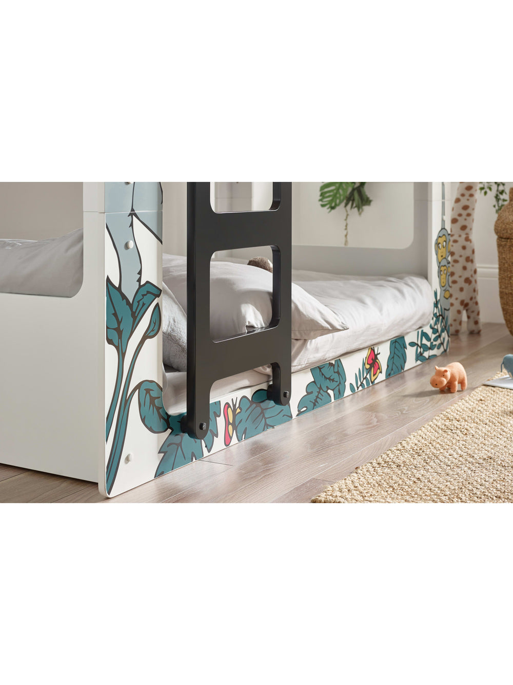 Safari 90cm Single Animal Print Bunk Bed