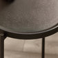 Sagrada Round Black Coffee and Lamp Table Set