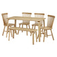 Set of 2 Sakura Oak Dining Chairs