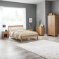 Salerno 150cm King Oak Effect Bed