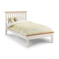 Salerno 90cm Single Ivory and Oak Effect Bed