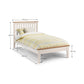 Salerno 90cm Single Ivory and Oak Effect Bed