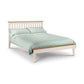 Salerno 135cm Double Ivory and Oak Effect Bed
