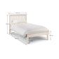 Salerno 90cm Single Ivory Bed