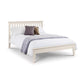 Salerno 150cm King Ivory Bed