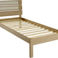 Santana 3' Bed - Light Oak/Rattan Effect