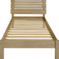Santana 3' Bed - Light Oak/Rattan Effect