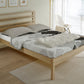 Santana 4'6" Bed - Light Oak/Rattan Effect