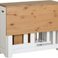 Santos Butterfly Dining Set - White/Distressed Waxed Pine