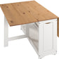 Santos Butterfly Dining Set - White/Distressed Waxed Pine