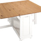 Santos Butterfly Dining Set - White/Distressed Waxed Pine
