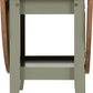 Santos Drop Leaf Coffee Table - GREEN/DISTRESSED WAXED PINE