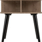 Saxton Side Table - Mid Oak Effect/Grey