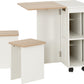 Seymore Stowaway Dining Set - OAK EFFECT/WHITE