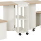 Seymore Stowaway Dining Set - Oak Effect/White