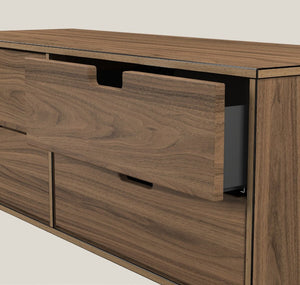 Shanghai 6 Drawer TV Unit Legs