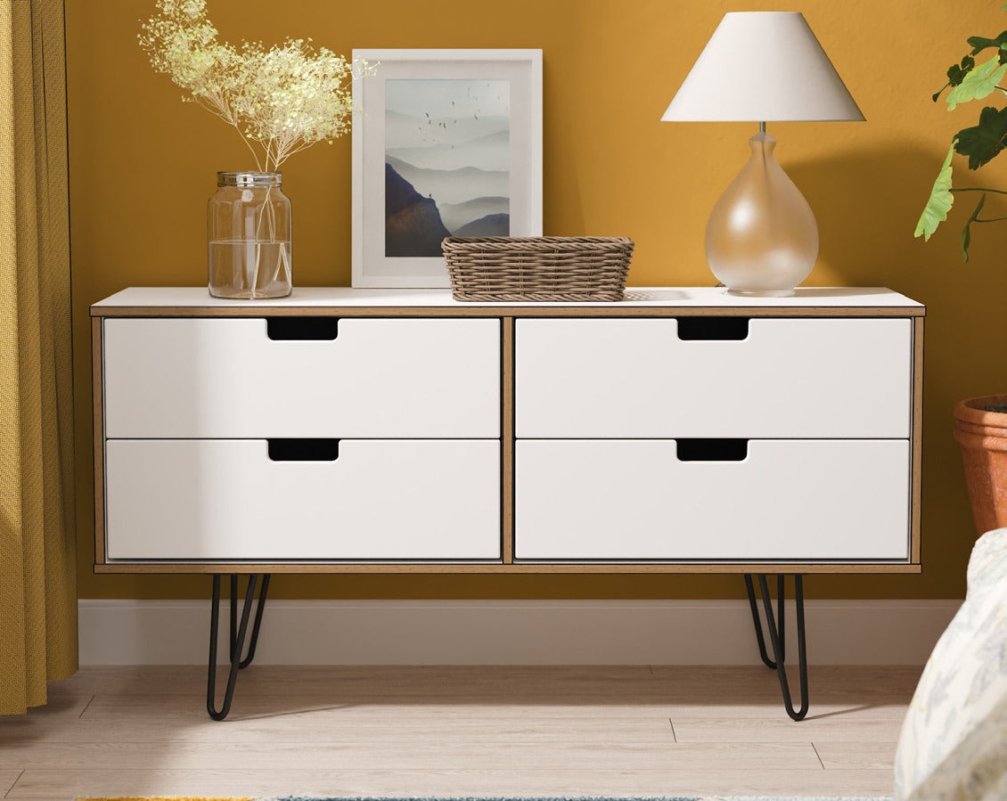 Shanghai 6 Drawer TV Unit Legs