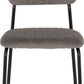 Sheldon Chair (Box of 4) - GREY VELVET FABRIC