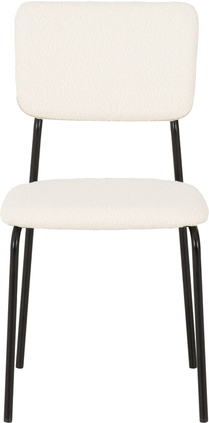 Sheldon Chair (Box of 4) - IVORY BOUCLE FABRIC