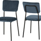 Sheldon Chair (Box of 4) - Navy Blue Velvet Fabric