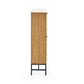 Sia Oak Effect 2 Door Shoe Storage Cabinet