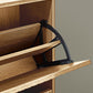 Sia Oak Effect 2 Door Shoe Storage Cabinet