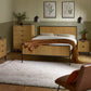 Sia Oak Effect 135cm Double Bed Frame