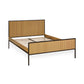Sia Oak Effect 135cm Double Bed Frame