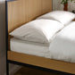 Sia Oak Effect 135cm Double Bed Frame