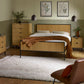 Sia Oak Effect 150cm King Size Bed Frame