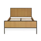 Sia Oak Effect 150cm King Size Bed Frame