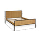 Sia Oak Effect 150cm King Size Bed Frame