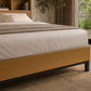 Sia Bookcase Headboard Bed - Light Oak Effect, King