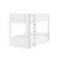 Solomon 90cm Single White Bunk Bed