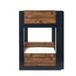 Solomon 90cm Single Rustic Wood Effect Bunk Bed