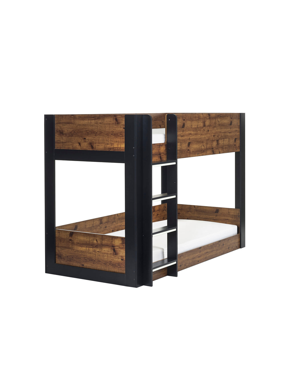 Solomon 90cm Single Rustic Wood Effect Bunk Bed