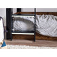 Solomon 90cm Single Rustic Wood Effect Bunk Bed