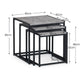 Staten Concrete Nest Of 3 Tables