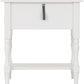 Stratford 1 Drawer Side Table - White