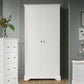 Stratford 2 Door Wardrobe - WHITE