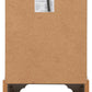 Stratford 3 Drawer Bedside - WHITE