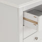 Stratford 3 Drawer Bedside - WHITE
