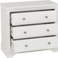 Stratford 3 Drawer Chest - White