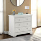 Stratford 3 Drawer Chest - White