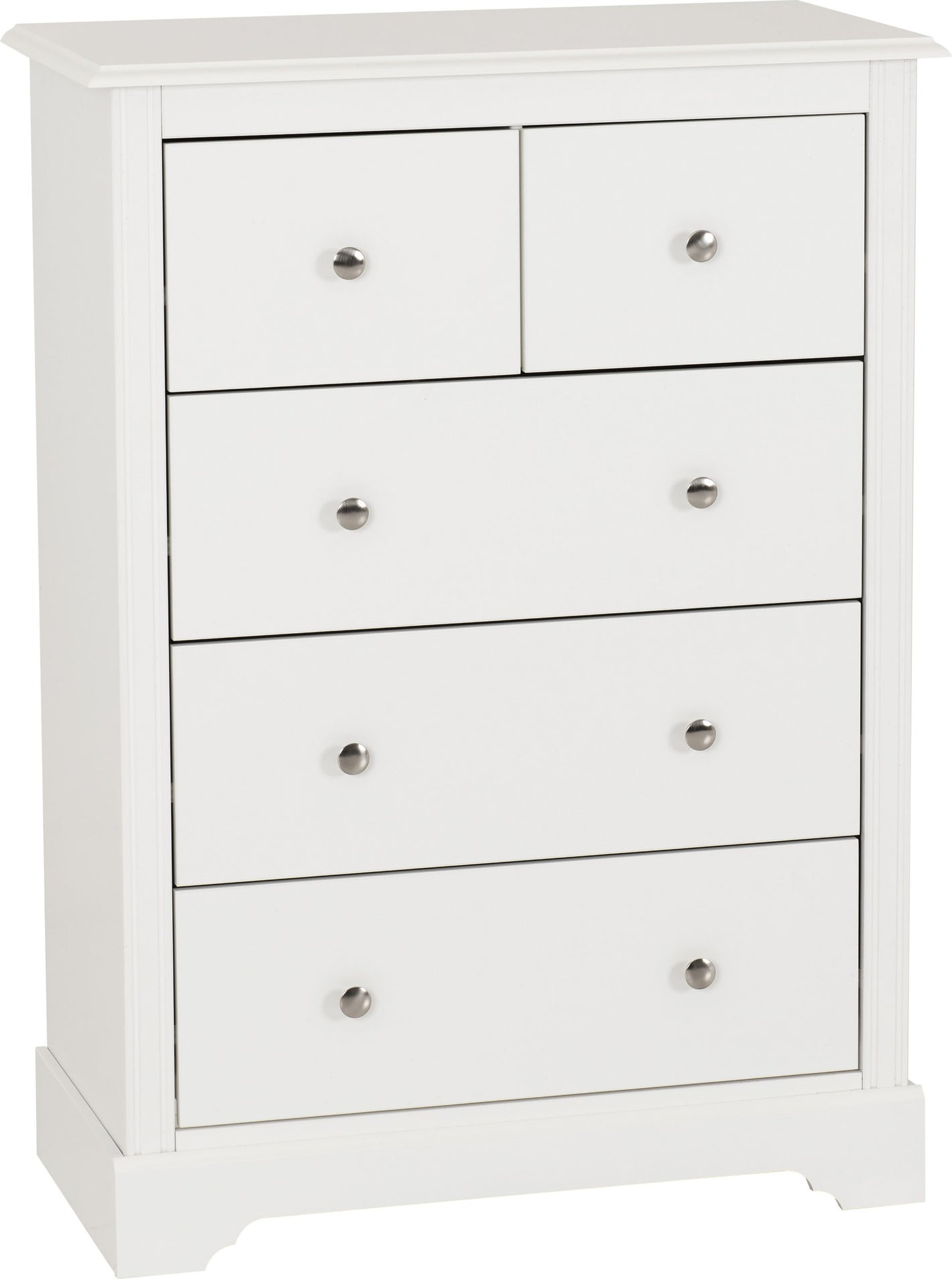 Stratford 3+2 Drawer Chest - White