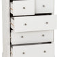 Stratford 3+2 Drawer Chest - White
