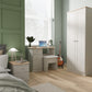Sussex Tall 6 Door Plain + 2Draw Mirr Robe
