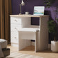 Sussex Tall 6 Door Plain + 2Draw Mirr Robe