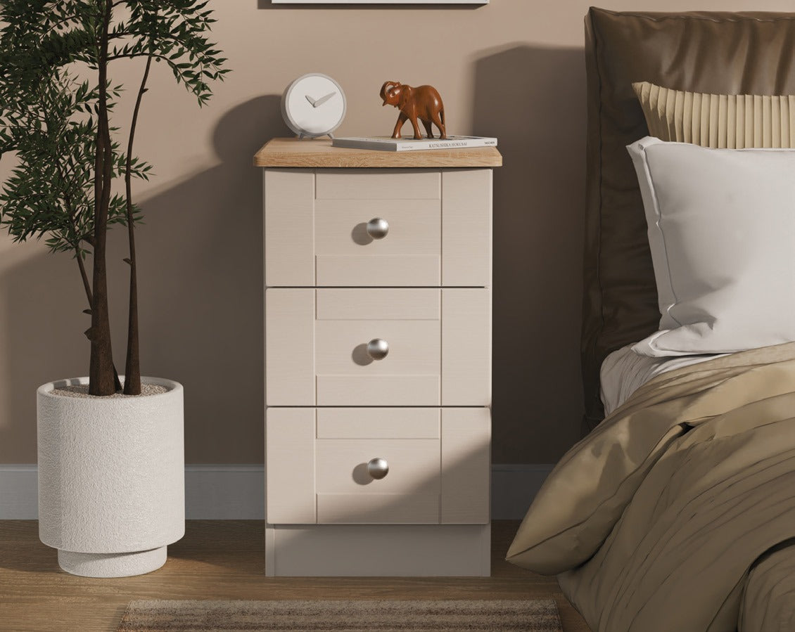 Sussex Tall 6 Door Plain + 2Draw Mirr Robe